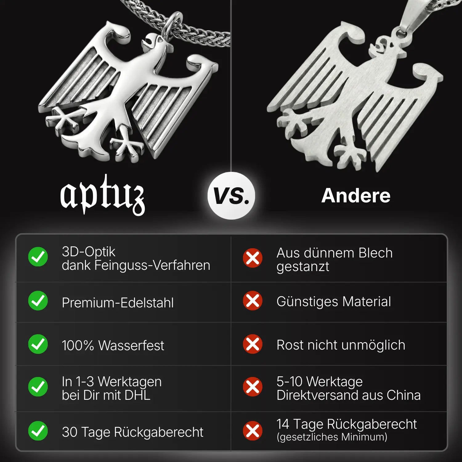 Deutschland Adler Kette