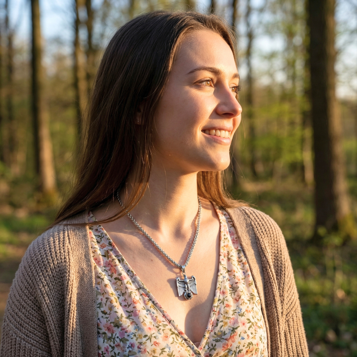 Personalisierte Ahnenkette mit Foto