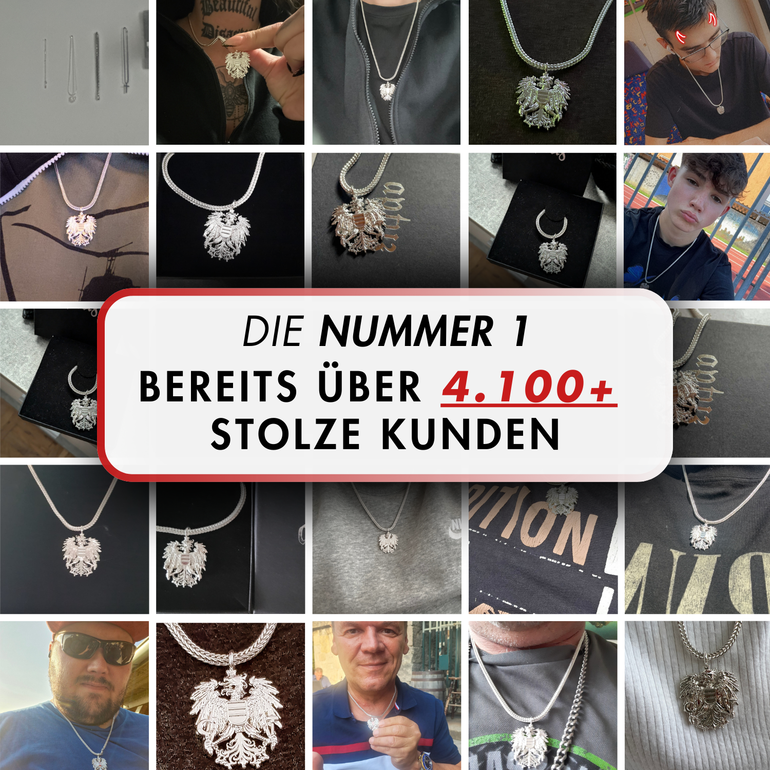 Österreich Adler Kette