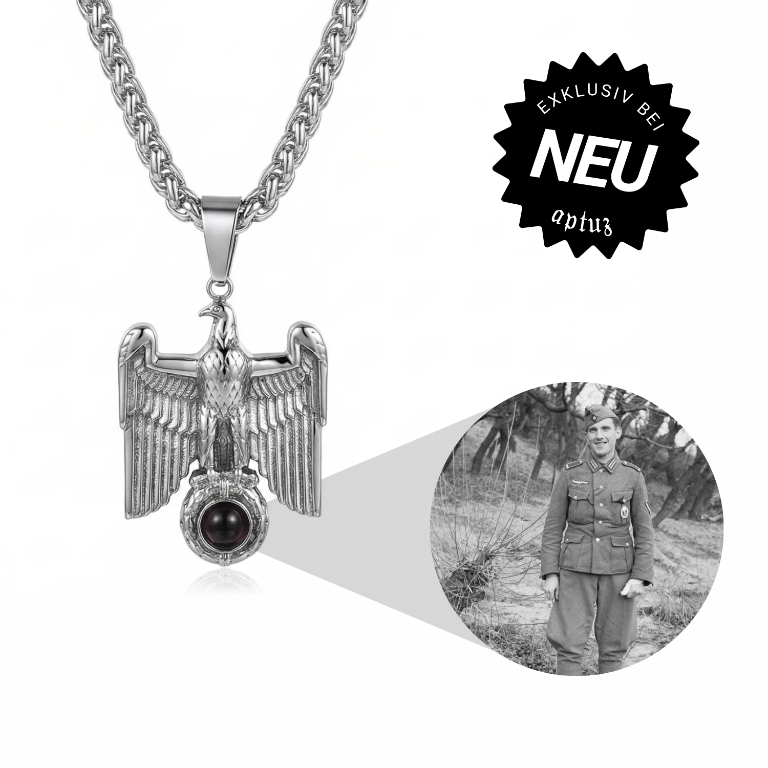 Personalisierte Ahnenkette mit Foto