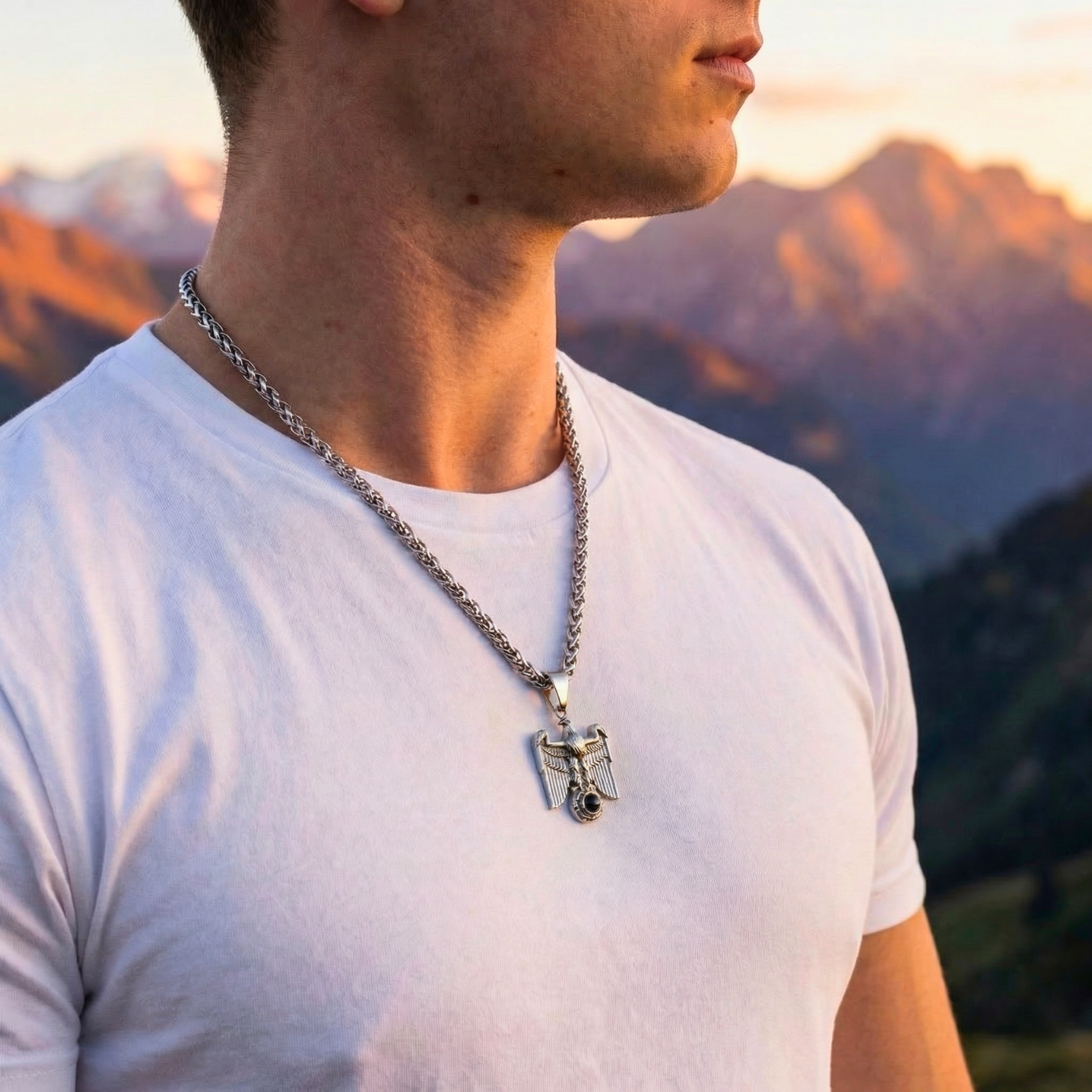 Personalisierte Ahnenkette mit Foto