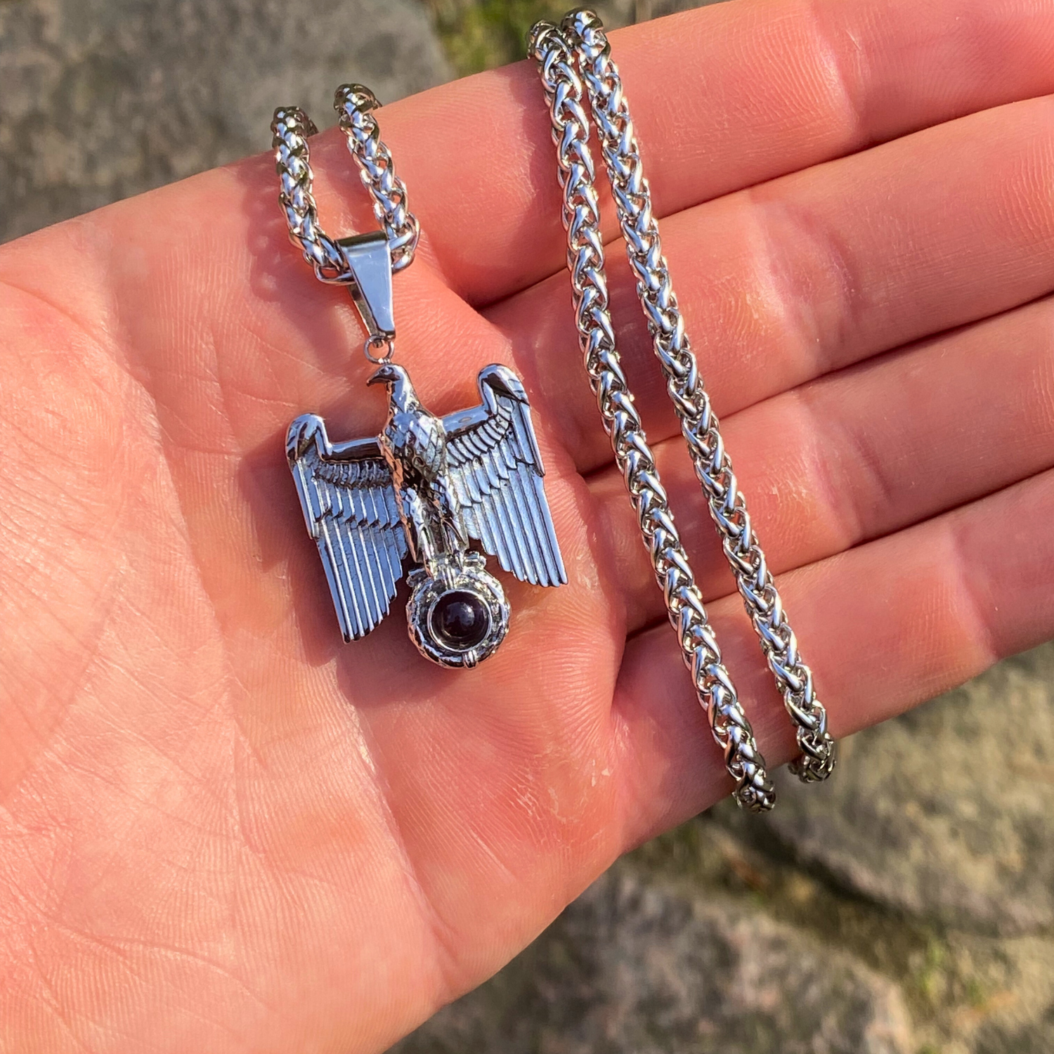 Personalisierte Ahnenkette mit Foto